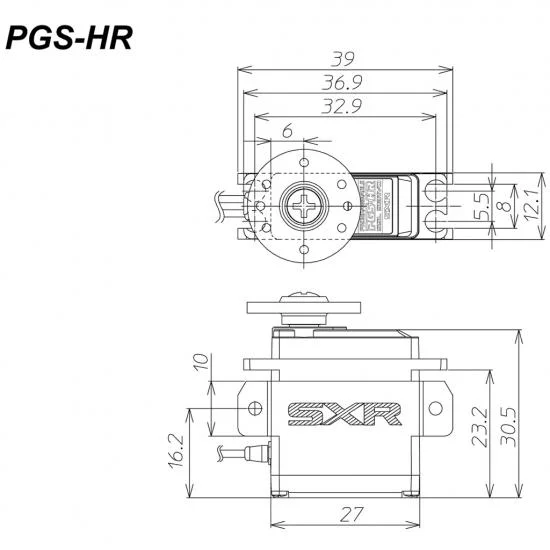 Sanwa PGS-HR 1:12 Servo — image 1 of 2