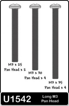 Schumacher Speed Pack - Long M3 Pan Head — image 2 of 2