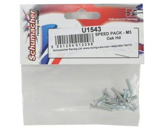 Schumacher Speed Pack - M3 Countersunk Head — image 3 of 3
