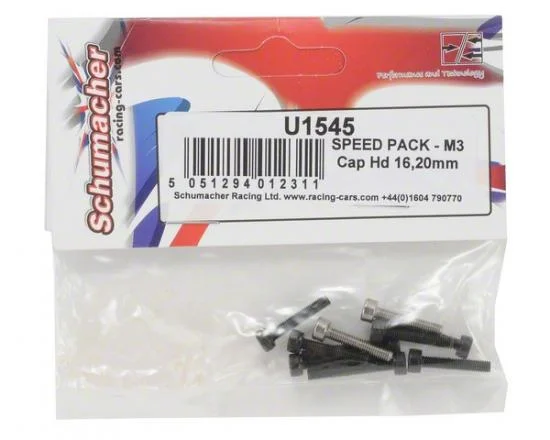Speed Pack - M3 Cap Head 16;20mm &mdash; image 3 of 3