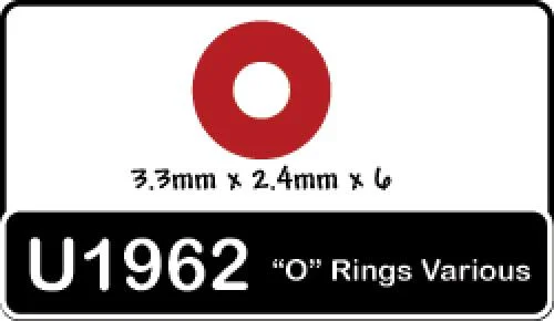 Speed Pack - O Rings3.3x2.4ID - (6) — image 2 of 2