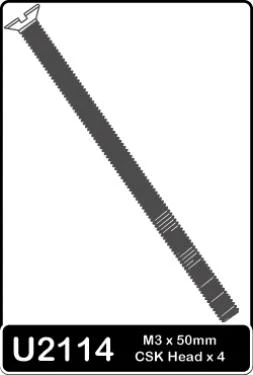 Speed Pack - M3 x 50 Countersunk Screws — image 2 of 2