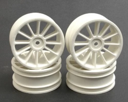 Wheel; 12 spoke 25mm - White (4) — image 2 of 2