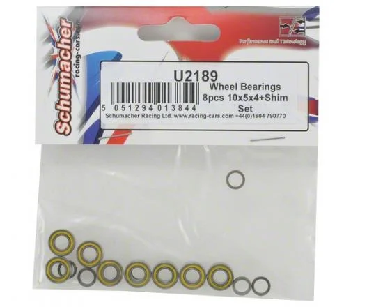 Wheel Bearings 8pcs 10x5x4+Shim Set — image 3 of 3