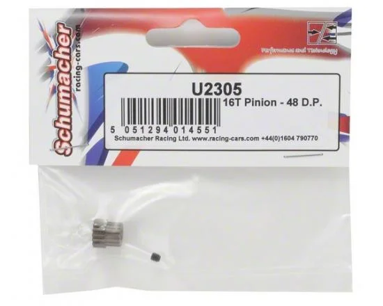 Schumacher Steel 48DP Pinion - 16T &mdash; image 3 of 3