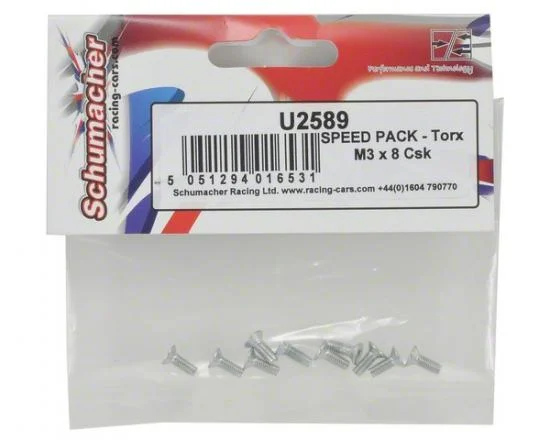 Speed Pack - Torx M3 x 8 Countersunk — image 3 of 3
