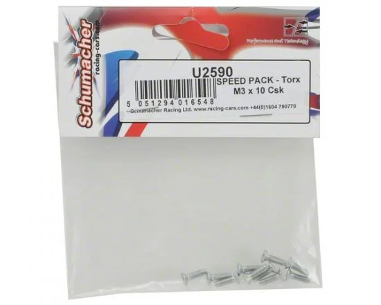 Speed Pack - Torx M3 x 10 Countersunk — image 2 of 3