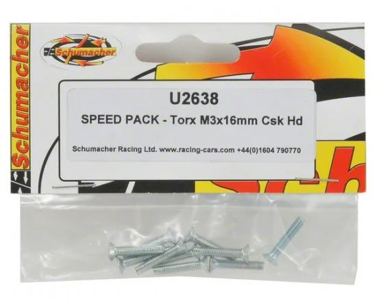 Speed Pack - Torx M3x16mm Countersunk Head — image 3 of 3