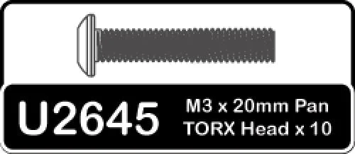 Speed Pack - Torx M3x20mm Pan Head — image 2 of 2