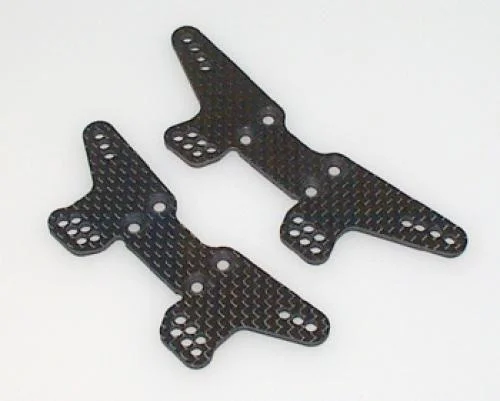 Carbon Fibre Teemu Fr+Rr Low Shock Bkts - Mi2 — image 2 of 2