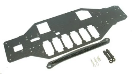 Carbon Fibre Teemu 3700 Chassis Set - Mi2 &mdash; image 2 of 2