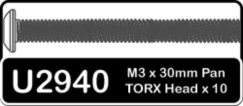 Schumacher Speed Pack - Torx M3X30 Pan Head — image 2 of 2
