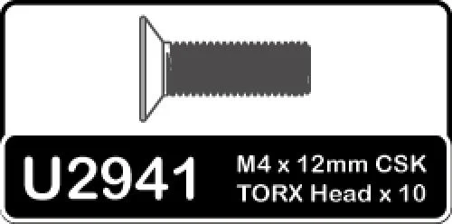Speed Pack - Torx M4x12 Countersunk &mdash; image 2 of 2