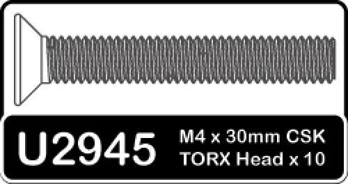 Speed Pack - Hi Tensile M4x30 Countersunk &mdash; image 2 of 2