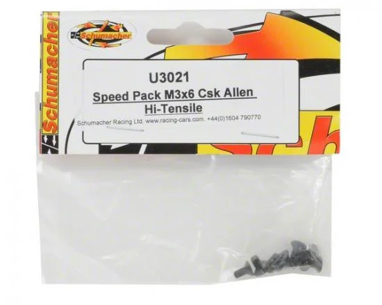 Speed Pack - M3x6 Countersunk Allen Hi Tensile — image 2 of 3