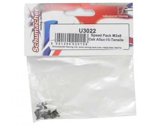 Speed Pack - M3x8 Countersink Allen Head (6) — image 3 of 3