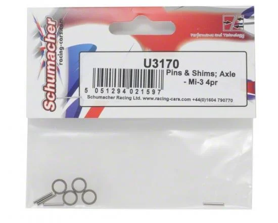 Pins & Shims; Axle - Mi-3 4pr &mdash; image 3 of 3