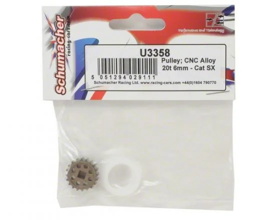 Pulley; CNC Alloy 20t 6mm - Cat SX — image 3 of 3