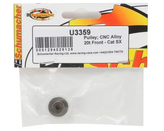 Pulley; CNC Alloy 20t Front - Cat SX — image 3 of 3