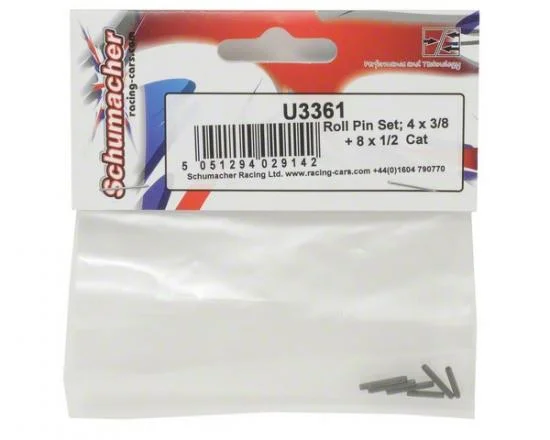 Roll Pins Set 4x3/8+8x1/2 - Cat SX &mdash; image 3 of 3