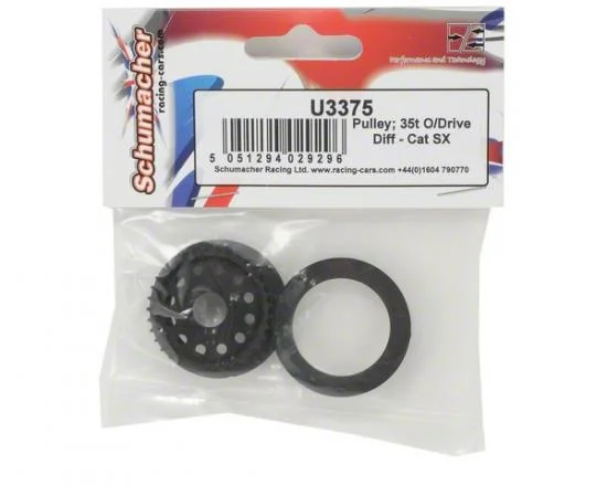 Pulley; 35T Overdrive Diff - Cat SX — image 3 of 3
