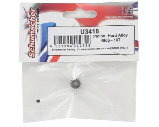 Schumacher Hard Alloy 48DP Pinion - 16T — image 3 of 3