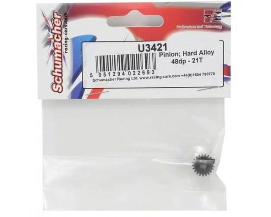 Schumacher Hard Alloy 48DP Pinion - 21T — image 3 of 3