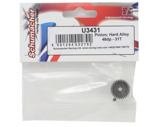 Schumacher Hard Alloy 48DP Pinion - 31T — image 3 of 3