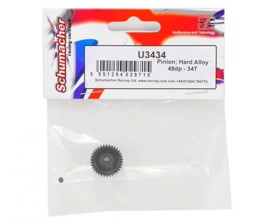 Schumacher Hard Alloy 48DP Pinion - 34T — image 3 of 3