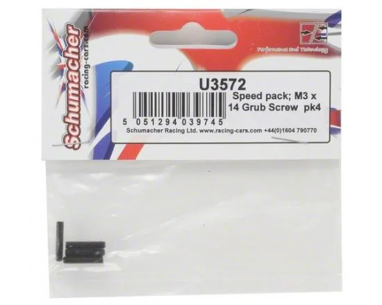 Schumacher Speed Pack - M3x14 Grub SREW (4) — image 3 of 3