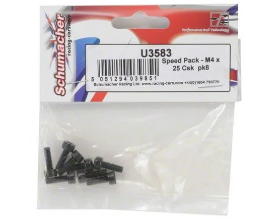 Schumacher Speed Pack - M4x12 Cap Head (8) &mdash; image 3 of 3