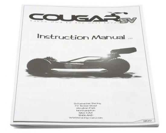 Instr Manual - Cougar SV &mdash; image 2 of 3
