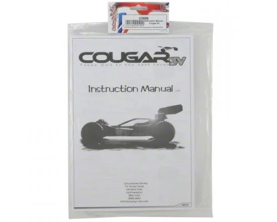Instr Manual - Cougar SV &mdash; image 3 of 3
