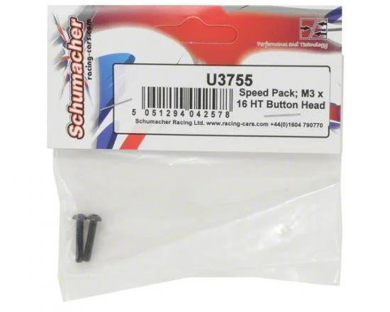 Schumacher Speed Pack - M3X16 Button Head — image 3 of 3