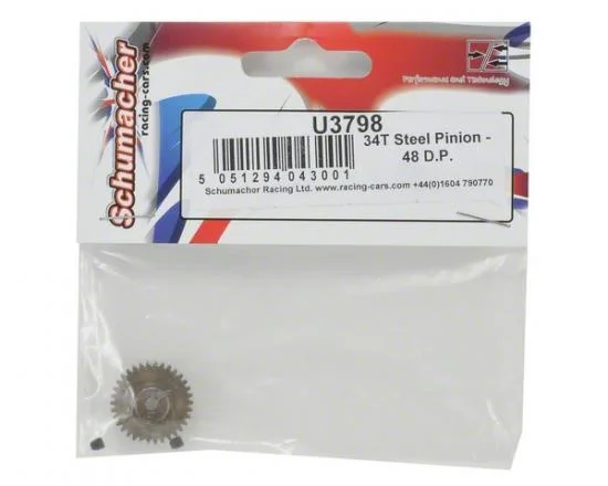 Schumacher Steel 48DP Pinion - 34T — image 3 of 3