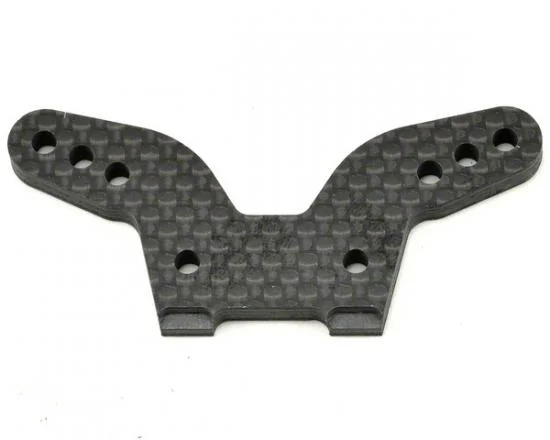 Carbon Fibre Lowered Front Shock Mount 4mm - Cougar SV — image 2 of 3