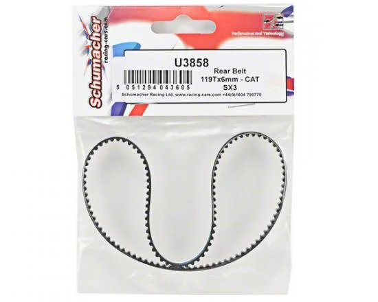 Rear Belt 119Tx6mm - CAT SX3 &mdash; image 3 of 3