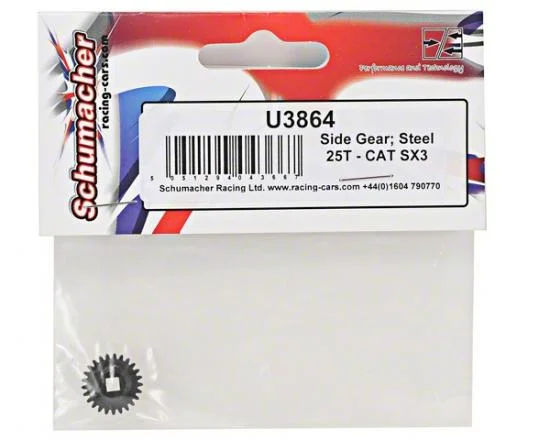 Side Gear; Steel 25T - CAT SX3 &mdash; image 3 of 3