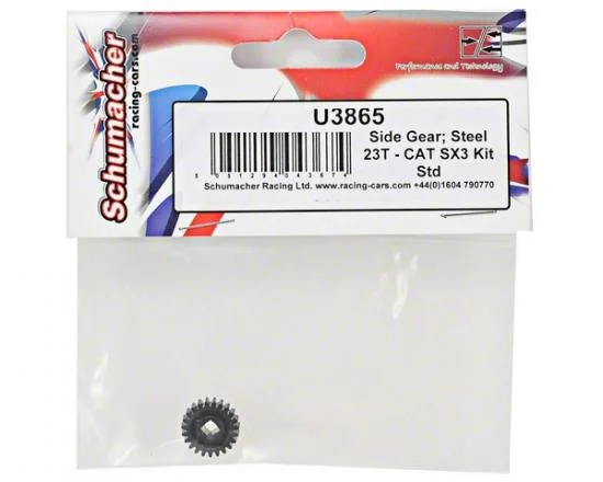 Side Gear; Steel 23T - CAT SX3 Kit Std — image 3 of 3