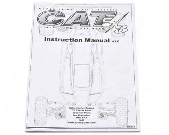 Instruction Manual - CAT SX3 — image 2 of 3