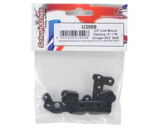 Carbon Fibre Link Mount Options; Fr + Rr Cougar SV2 Set5 — image 3 of 3