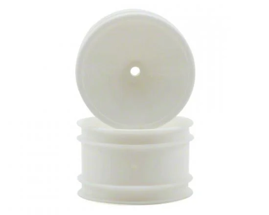 Schumacher 1:10 Buggy Rear Wheel - Flexible White - Pin Fitting (2) &mdash; image 2 of 3
