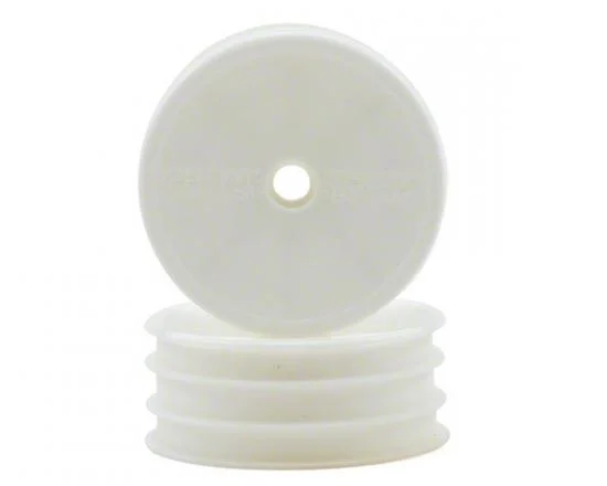 Schumacher 1:10 Buggy 2WD Front Wheel - Flexible White - Bearing Fit (2) &mdash; image 2 of 3