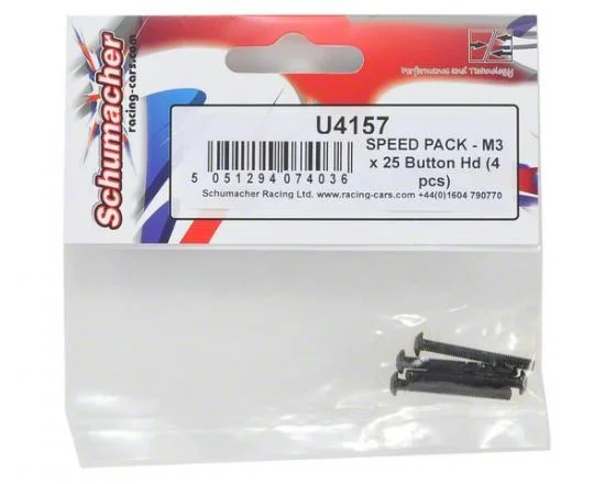 Speed Pack - M3 x 25 Button Head (4 pcs) &mdash; image 3 of 3