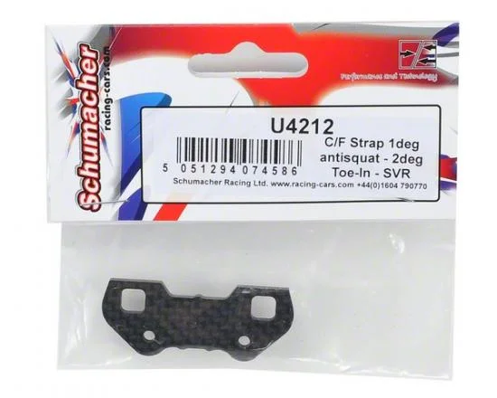 Carbon Fibre Strap - 1 Degree Antisquat - 2 Degree Toe In - Cougar SVR — image 3 of 3