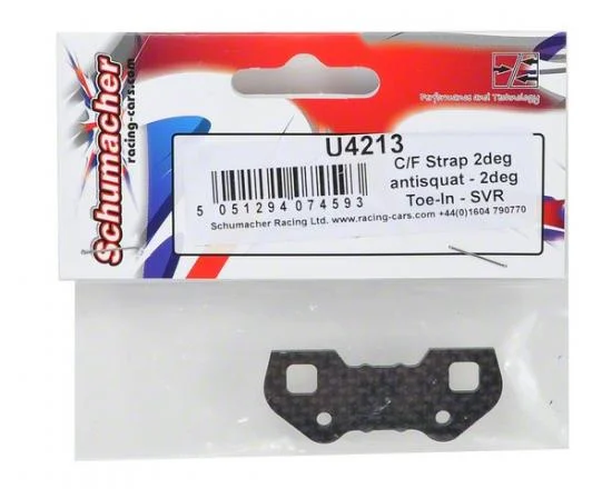 Carbon Fibre Strap - 2 Degree Antisquat - 2 Degree Toe In - Cougar SVR — image 3 of 3