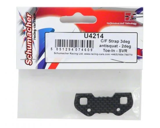 Carbon Fibre Strap - 3 Degree Antisquat - 2 Degree Toe In - Cougar SVR — image 3 of 3