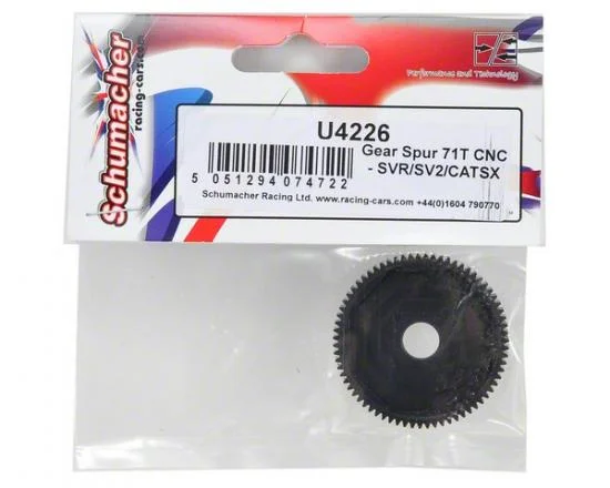 Gear; CNC 71T Spur - Slipper &mdash; image 2 of 2