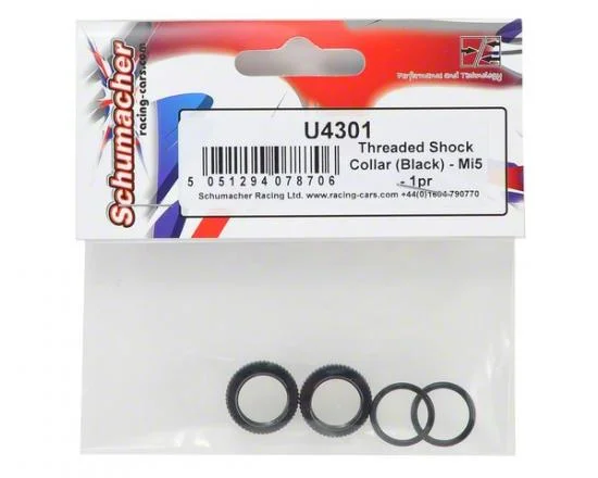 Threaded Shock Collar (Black) - Mi5 - 1pr — image 3 of 3