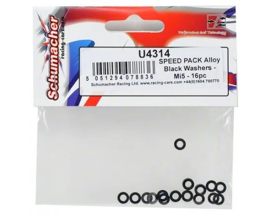 Speed Pack Alloy Black Washers - Mi5 - 16pc &mdash; image 3 of 3